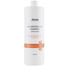 ВІДНОВЛЮВАЛЬНИЙ ШАМПУНЬ Mirella Professional Reconstructing shampoo with keratin