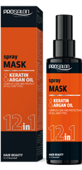 МАСКА В СПРЕЇ 12 в 1 З КЕРАТИНОМ ТА АРГАНОВОЮ ОЛІЄЮ Spray mask 12 in 1 PROSALON