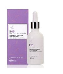 КРАПЛІ СПРЯМОВАНОЇ ДІЇ ПРОТИ ЖИРНОЇ ЛУПИ Kaaral 05 Dandruff and oily scalp  serum